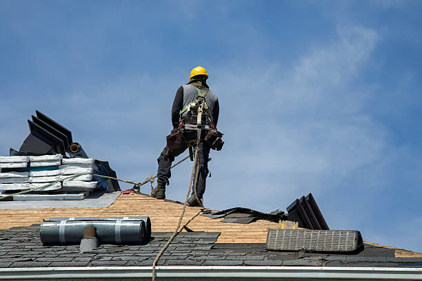Professional Roof Installation technician working in Pilot Mountain, NC